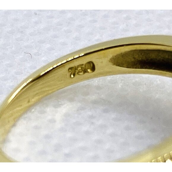 Tiffany & Co 18K 750 Yellow Gold Pearl Ring 6.2mm Akoya Pearl - Picture 4 of 8